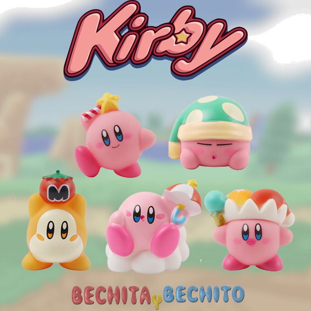 Llavero De Peluche Kirby Nintendo Color Rosa