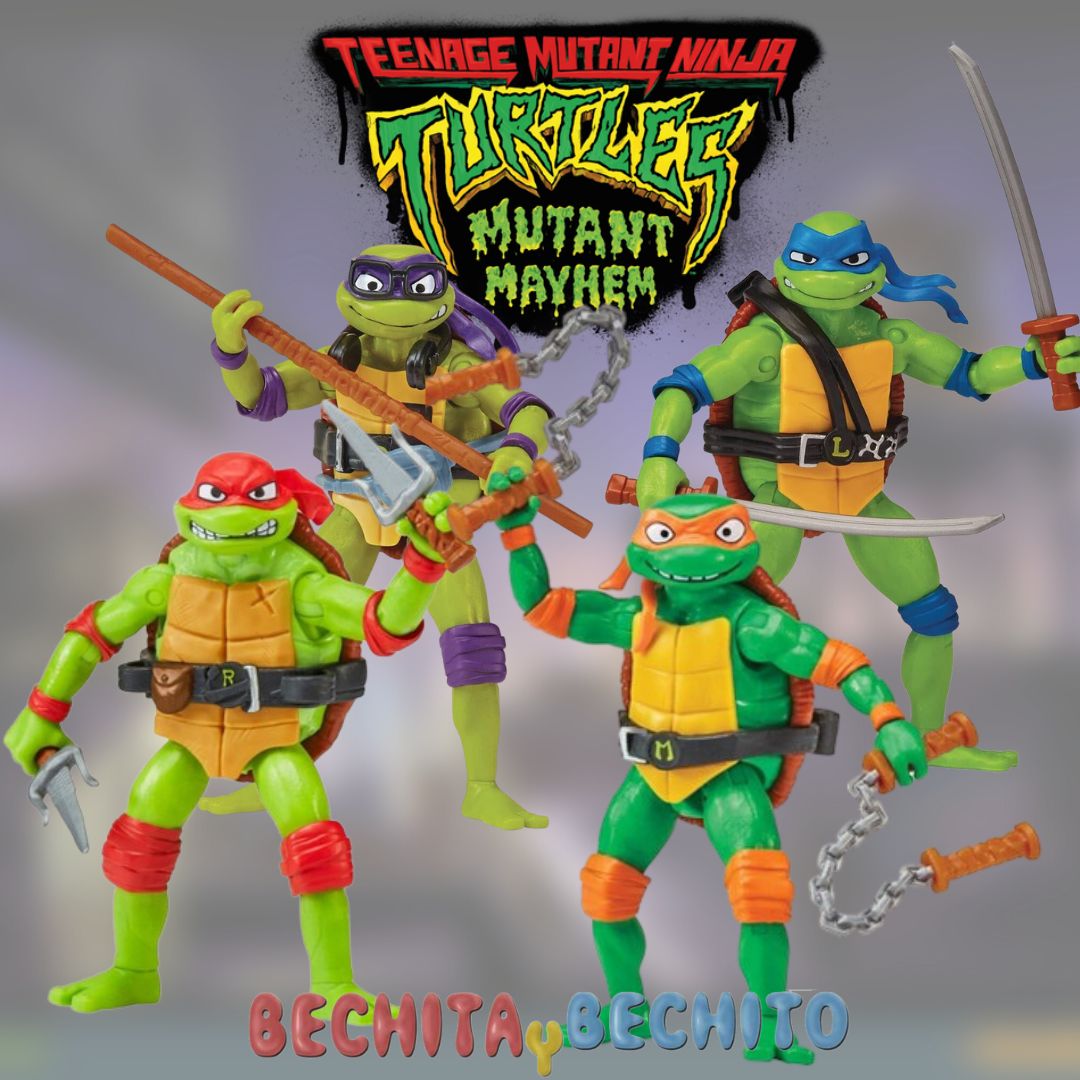 Tortugas Ninja Caos Mutante Figuras Surtido – Poly Juguetes